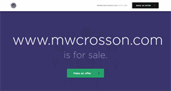 Desktop Screenshot of mwcrosson.com