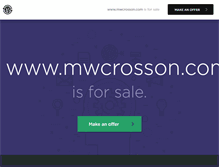 Tablet Screenshot of mwcrosson.com